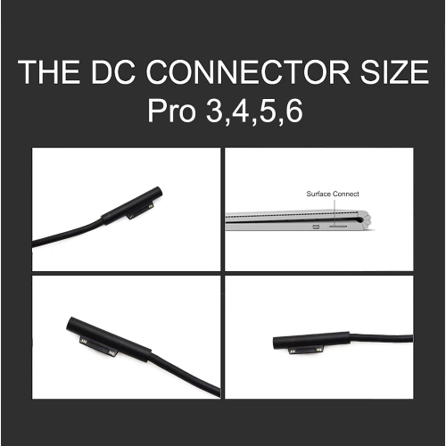 15V 6.33A Surface Book 2 Charger 102W Surface Laptop Power Supply for Microsoft Surface Book 2/3 Surface Laptop 2/3 Surface Pro 7 Pro 6 Pro 5 AC