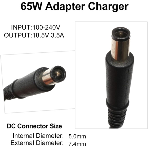 Chargeur portable 65w pour HP EliteBook Folio 840 450 9480&nbsp;m 9470&nbsp;m ProBook 430 G1 G2 440 455 645 650 655 250 255 EliteBook Revolve 810 G1