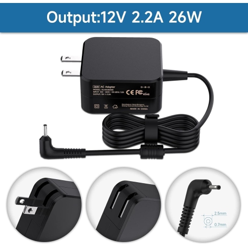 12V Charger for Samsung 11.6 Chromebook Charger 3 & 2 303c 500c 503c XE500C13 XE501C13 XE500C12 XE303C12 XE503C12 XE503C32 W14-026N1A BA44-00322A