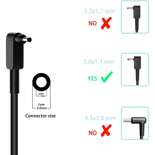 Laptop Adapter Compatible for Acer Aspire 3 A315-23 Aspire 5 PA-1450-26 A515-54 A515-55 A514-52 A515-44 A515-46 A515-56 A515-54G A515-43 A517-52