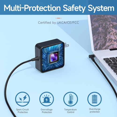 65W Laptop Charger for Lenovo IdeaPad 3, 5, IdeaPad 100S, 110, 120, 120S, 130, 310, 320, 330, 510S, 510, 530S, S145 S340, Yoga 510, 310, 710, Flex 4