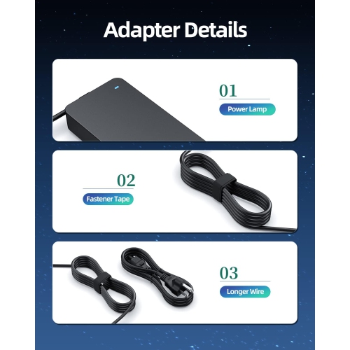 150W 7.7A Charger Fit for HP OMEN Pavilion Gaming 15 17 ZBook Studio 15 G3 G5 Create/Fury 15 17 G7 Power G7 G8 G9 ADP-150XB B 776620-001 917649-850