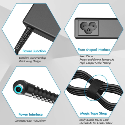 150W AC Charger for HP ZBook 15 15u 15v G3 G4 G5 G6 ZBook Studio 15 G3 G4 G5 G6 OMEN x by HP 15 17 Create G7 Victus 16 Fury 15 17 G7 G8 ADP-150XB B