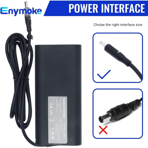 130W AC Charger for DELL Inspiron: for Dell Inspiron 13 7347 7348 7459 XPS 15 7590 9530 9550 9560 9570 Precision M3800 M2800 5510 5520 5530 5540
