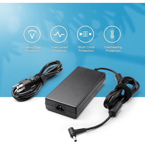 180W 150W 20V Charger for MSI Katana GF66 GF76, MSI Pulse GL66 GL76, MSI Pulse WF66 WF76, MSI Stealth 15M, MSI Creator M16, MSI Crosshair 15 17, MSI