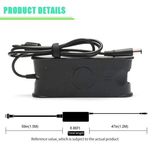 90W Laptop Charger for Dell Latitude 5540 5480 5580 7390 7420 7480 E6220 E6230 E6320 E6330 E6400 E6410 E6420 E6430 E6440 E6500 E6510 E6520 E6530