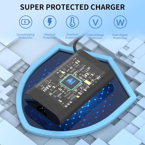 Chargeur de portable USB-C de 65 W conçu pour les ordinateurs Latitude 5440 5540 5420 5520 7420 5430 7430 7330 7340, Chromebook 3100 XPS 13 de type C