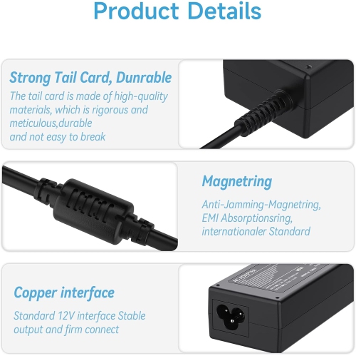 65W 45W Laptop Charger for HP Envy 13 15 17 M6 M7 X360, Pavilion x360, Spectre, Stream 11 13 14, Elitebook 840, ProBook, Notebook 15 Series AC