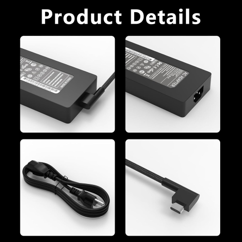 230W 19.5V 11.8A AC Charger for Razer Blade 14 15 16 17 18 RZ09-0508x(2024) RZ09-0483x(2023) RZ09-0484x(2023) Blade Pro 17/4K Gaming Laptop RC30-042