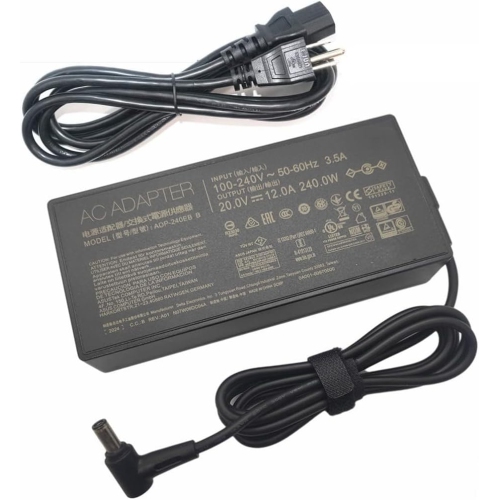 Adaptateur c.a. ADP-240EB B A20-240p1a de pour portable M16 GU603HM GU603ZX GU603ZW GU603ZM ROG 15 GX550LXS RTX2080 S15 S17 G15 G513 GX550LXS RTX2080