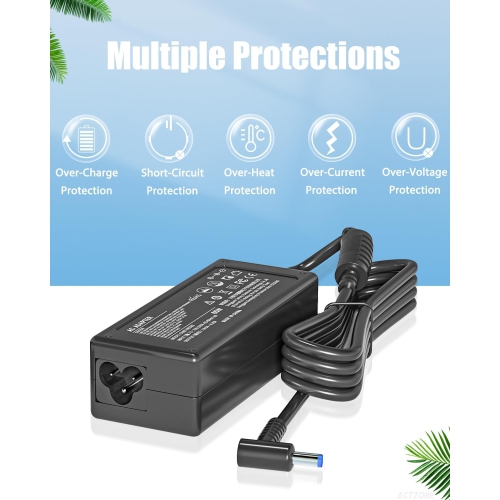 45W 65W Laptap Charger for HP Pavilion 17 15 Stream 14 13 11 Spectre Envy X360 EliteBook 840 850 845 830 820 G9 G8 G7 G6 G5 G4 G3 ProBook 640 650 440
