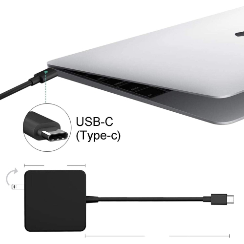 45W USB C Laptop Charger,Chromebook Charger USB-C,Replacement for Lenovo Hp Asus Acer Dell Google Samsung Chromebook Charger,Fast Charging Type C AC