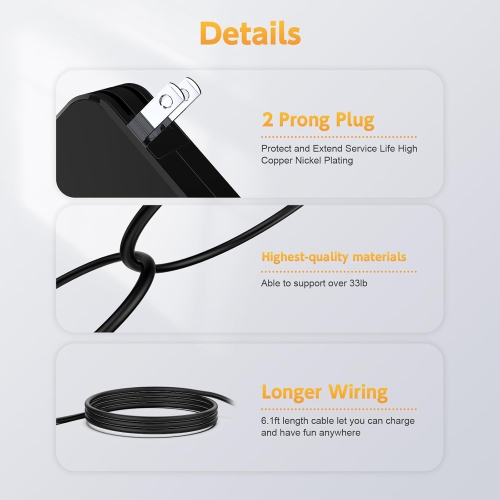 45W Laptop Charger for Asus Vivobook 14 15 17 F415 F415E F510U F510UA F512JA F512J; ZenBook UX330 UX330U UX360 UX360C UX305 AC Adapter; Chromebook