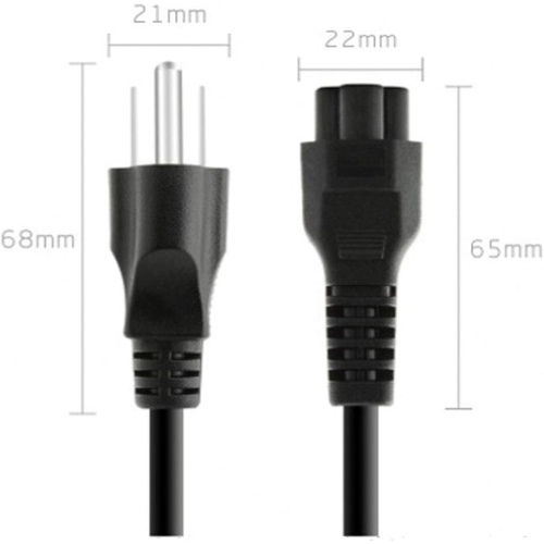 4Ft 3 Prong AC Laptop Power Cord Cable for Dell IBM Hp Compaq Asus Sony Toshiba Lenovo Acer Gateway Loptop Charger