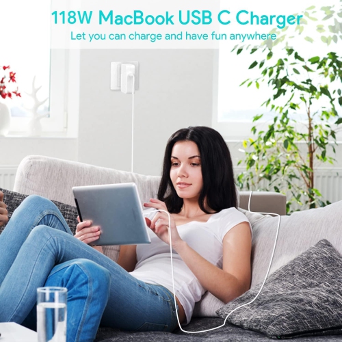 118W Mac Book Charger - for MacBook Charger-USB C Charger Fast Charger Compatible with MacBook pro/MacBook Air 16 15 14 13 Inch, ipad Pro, Samsung