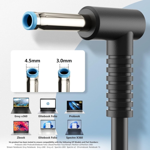 65W 19.5V 3.33A PPP009A AC Power Charger for HP ProBook Series ProBook G3 G4 G5 G7 470 430 440 450 455 640 650 Laptop Adapter Cord