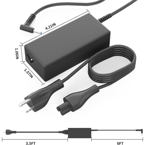 65W 19.5V 3.33A PPP009A AC Power Charger for HP ProBook Series ProBook G3 G4 G5 G7 470 430 440 450 455 640 650 Laptop Adapter Cord