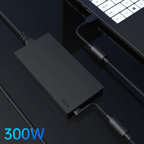 300W 20V 15A AC Slim Tip Laptop Adapter Replacement for Lenovo Legion 5 Pro 15/16/17 Legion 7/7i ThinkPad R9000P R9000K ADL300SDC3A Power Supply