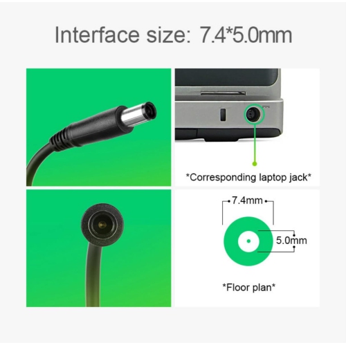 65W AC Charger Fit for Dell Latitude E5440 E5470 7480 E6540 E7440 E7450 E7250 E6440 E6430 7490 7290 5490 5590 5290 15R 5537 17R 5720 17R N7110 Laptop