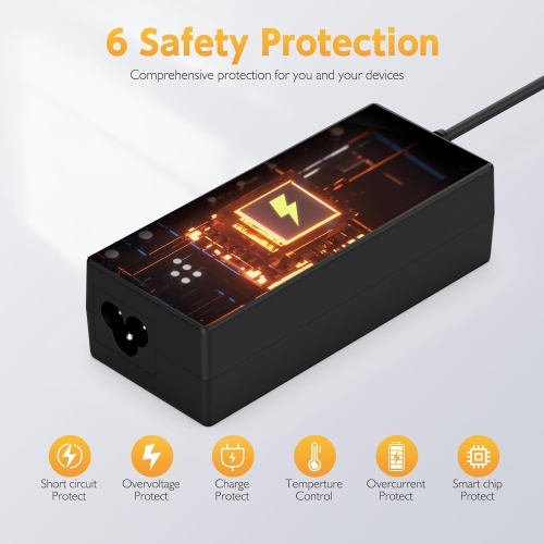 Adaptateur c.a. de 65 W pour ordinateur portable HP Pavilion G4 G6 G7 DV7 DV6 DV5 G72 G71 G61 G62 DM4&nbsp;HP 2000-2B09WM 2000-2A20NR 2000-2b19wm