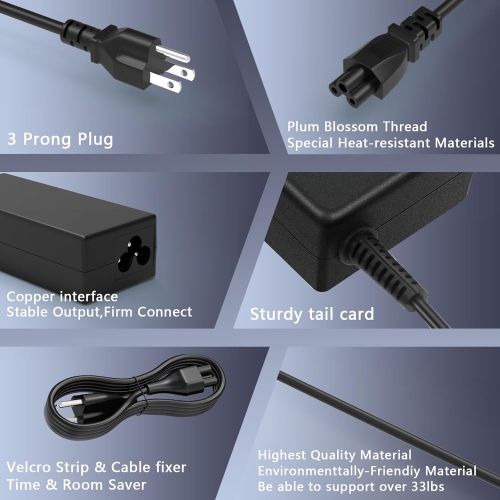 65W 45W Acer Laptop Charger for Aspire 3 5 1 A315-23 A315-34 A315-35 A315-24P A515-46 A515-45 A515-44 A515-55 A515-56 A515-54 A115-32 AC Adapter