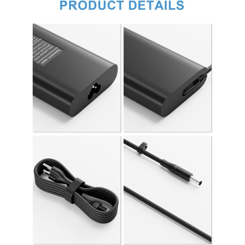 130W AC Adapter Laptop Charger for Dell XPS 15 7590 7570 9530 9560 9550 Precision 5530 5510 5540 5520 M3800 Inspiron 13 7000 7347 7348 Tip 4.5mm