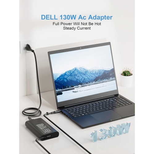 130W AC Adapter Laptop Charger for Dell XPS 15 7590 7570 9530 9560 9550 Precision 5530 5510 5540 5520 M3800 Inspiron 13 7000 7347 7348 Tip 4.5mm
