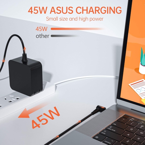 45W 33W Laptop Charger for ASUS x512j x512ja x512f x512d x512da x515 x515ja x515m x540u x541 x541u x509j x510u x510qa x510ua x553m ux430 ux430u