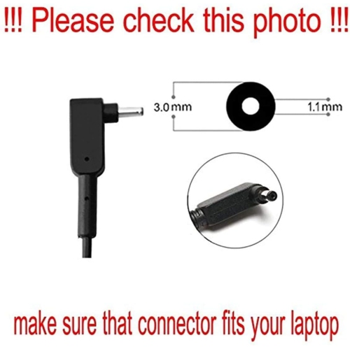 19V 2.37A 45W AC Adapter Laptop Charger for Acer Aspire 5 A515-44 A515-46 A515-54 A515-54G A515-55 A515-56 A517-52; Acer Chromebook R11 Series