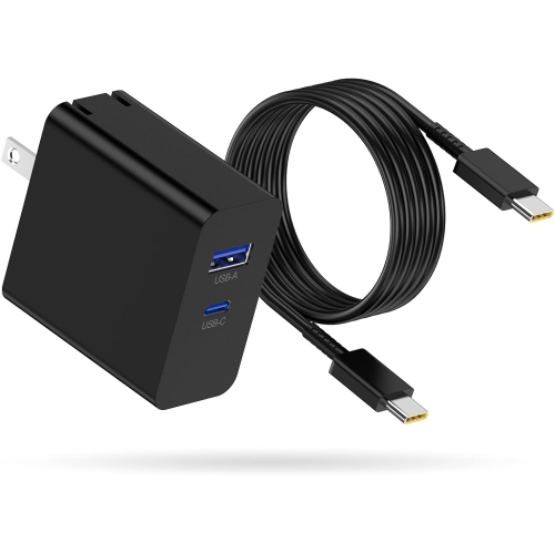 USB C Charger 65W, Gan Charger for Samsung Chromebook/Galaxy Book,Mac-Book Pro/Air,Asus Zenbook,HP,Dell,Lenovo; 45W USB C Charger for Steam