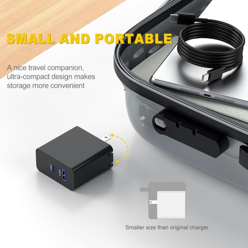 USB C Charger 65W, Gan Charger for Samsung Chromebook/Galaxy Book,Mac-Book Pro/Air,Asus Zenbook,HP,Dell,Lenovo; 45W USB C Charger for Steam