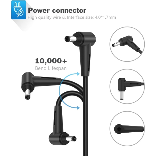 65W Laptop Charger for Lenovo IdeaPad 1 3 5, Flex 4 5 6 1470 1480 1570 1580, IdeaPad 110 110s 310 320 330 330s 520 530s 710s S145 S340 Adapter; Yoga