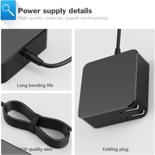 65W Laptop Charger for Lenovo IdeaPad 1 3 5, Flex 4 5 6 1470 1480 1570 1580, IdeaPad 110 110s 310 320 330 330s 520 530s 710s S145 S340 Adapter; Yoga