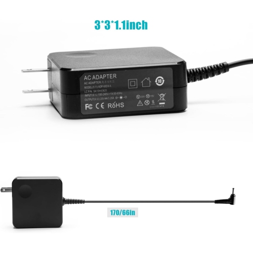 65W 45W AC Charger Fit for Lenovo IdeaPad Flex Slim 1 3 4 5 6 100 100S 110 120S 130 130S 310 310S 320 320S 330 330S 510 510S 520 530 530S 710 710S