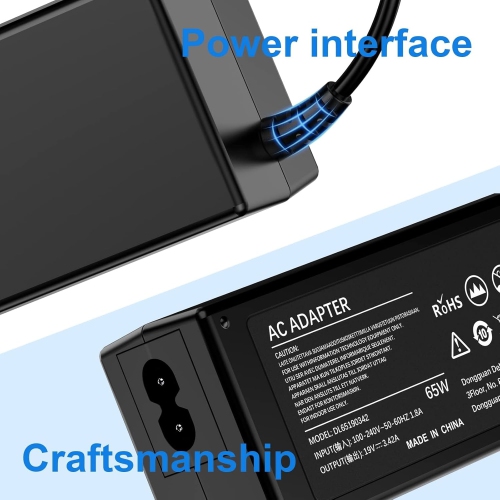65W Laptop Adapter Power Charger for Toshiba Satellite C55 C655 C850 C50 L755 C855 L655 L745 P50 C855D C55D S55;Portege Z30 Z930 Z830;Satellite