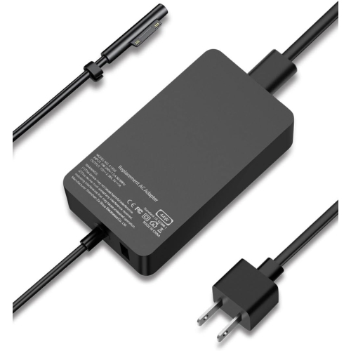 DOLAER  Surface Charger, 44W 15V 2.58A Power Supply Ac Adapter Charger for Microsoft Surface Pro 3/4/5/6/7, Surface Laptop 3/2/1, Surface Go/book, w