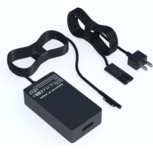 44W 15V 2.58A Surface Charger Power Supply AC Adapter Charger for Microsoft Surface Pro 8/7+/6/5/4/3 Laptop 3/2/1 Surface Go 2/1 with 5V 1A USB