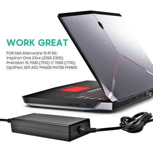 180W AC Adapter Fit for Dell Precision 7510 7520 7530 7540 7550 Laptop Charger 180 Watt Dell Power Supply Cord