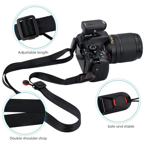 Camera Strap,houlder Strap Adjustable Lanyard,Camera Soft Shoulder Neck Strap with Quick Release Buckles for All DSLR Digital Camera Canon,Compact