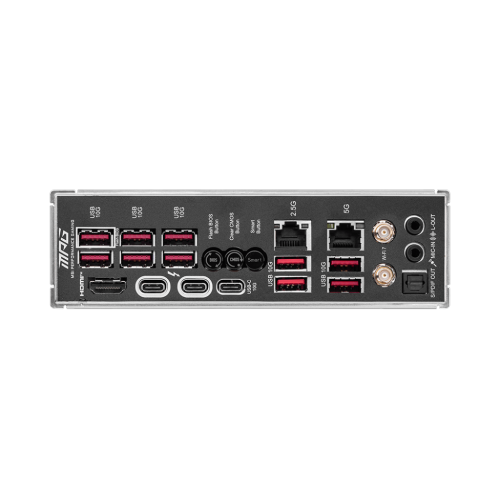 MSI MPG Z890 CARBON WIFI w/ DDR5-9200(OC), LGA 1851, 5x M.2 Slots, 5G LAN, Wi-Fi 7, Bluetooth 5.4, Black