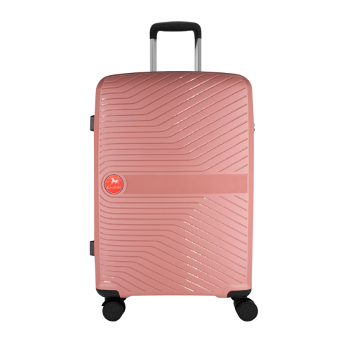 Valise rigide colorée 24&nbsp;po de Cavalinho - Rose