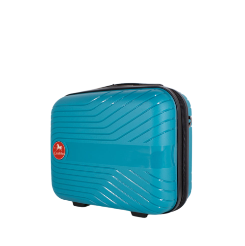 Cavalinho Colorful Hardside Toiletry 15'' Tote - Ocean Blue