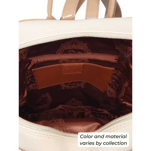 Cavalinho Craft Backpack - Color Brown - Leather & Canvas