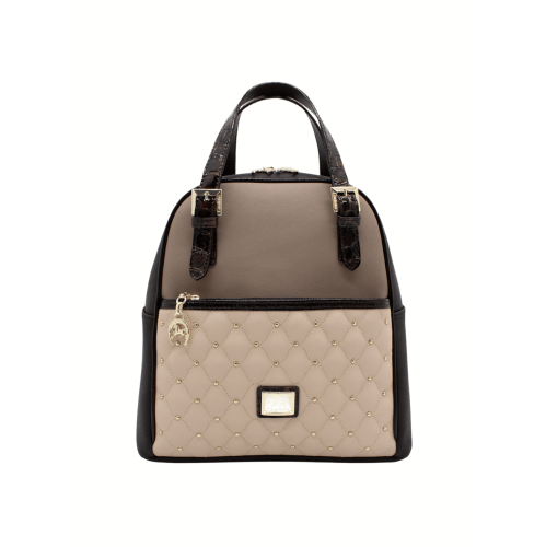 Image 1 of 5.. Cavalinho Craft Backpack - Color Brown - Leather & Canvas