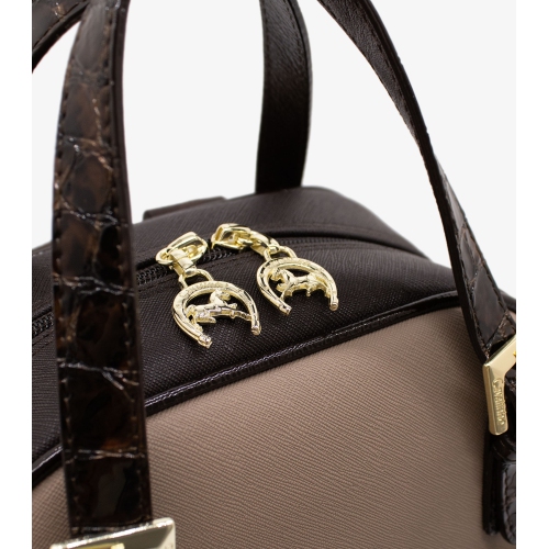 Cavalinho Craft Backpack - Color Brown - Leather & Canvas