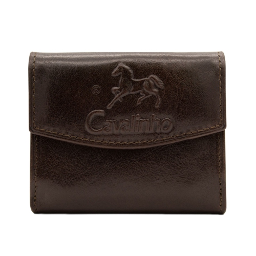 Cavalinho Gentleman Mini Leather Wallet - Brown - RFID Protected