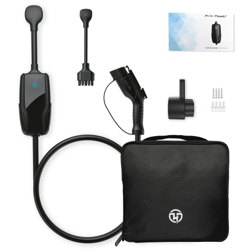Pion Power Flex-AC 40A Level 2 Portable Smart Electric Vehicle EV Charger NEMA 14-50P and NEMA 5-15P and Tesla compatible- Black by PION POWER - Open Box condition - Image 4