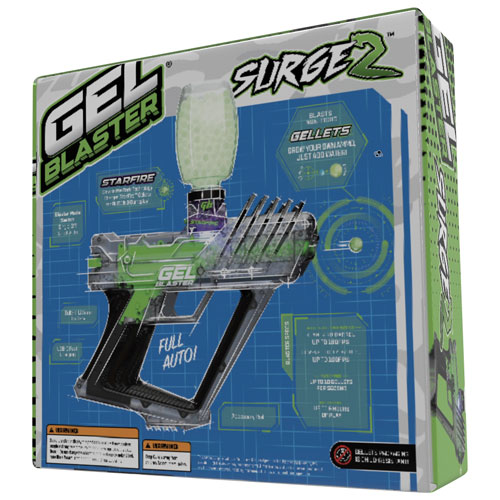 Pistolet à balles en gel à base d'eau SURGE 2 de Gel Blaster