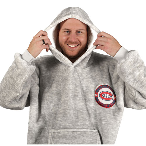 Jeté à capuchon Jour de match de la LNH - 31,5 x 44 po - Canadiens de Montréal