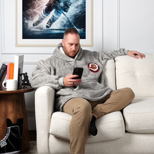 NHL Game Time Hooded Blanket - 31.5" x 44" - Ottawa Senators